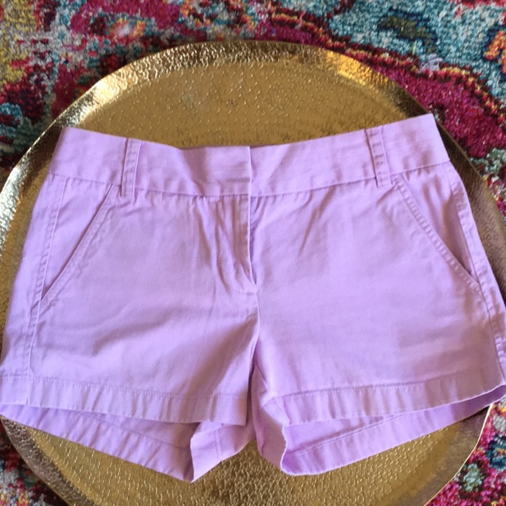 J. Crew Lavender 3" Chino Shorts